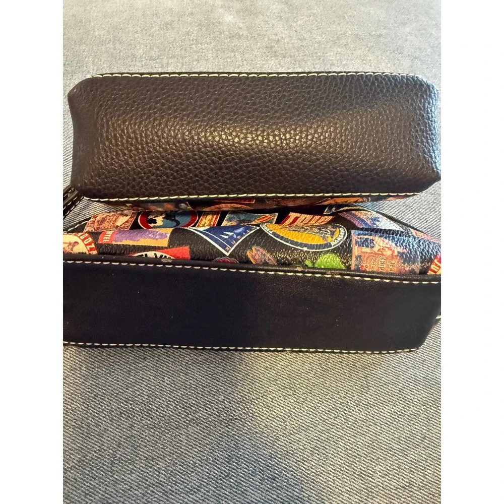 Sydney Love 'Vintage' Travel Hotel Luggage Label Print Wristlet Pouch Keychain 2